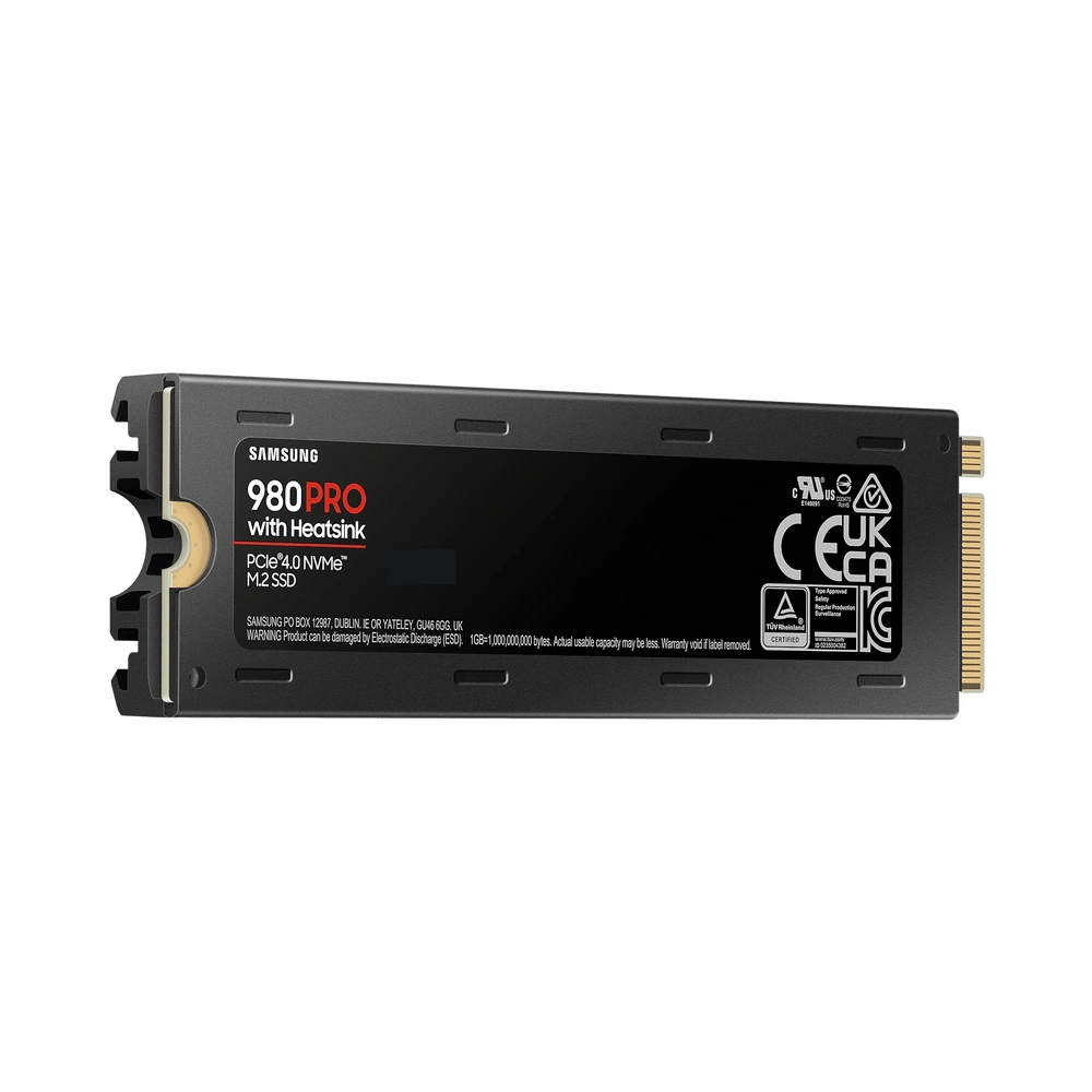 Samsung 980 Pro w/ Heatsink PCIe Gen4 NVMe M.2 SSD - Vektra Computers LLC Samsung 980 Pro w/ Heatsink PCIe Gen4 NVMe M.2 SSD - Vektra Computers LLC